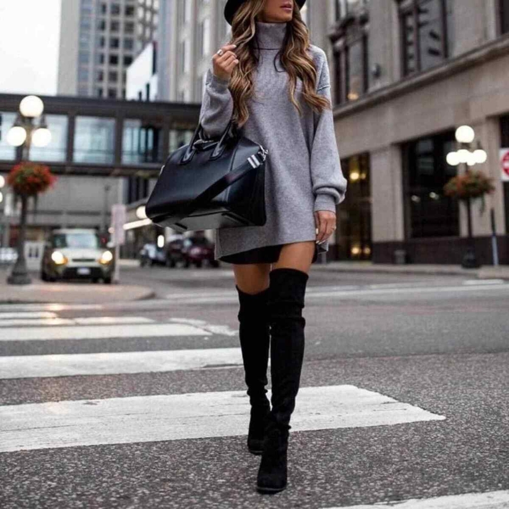 Stuart Weitzman - Genna 60 Suede Over-the-Knee City Boot sz 8.5